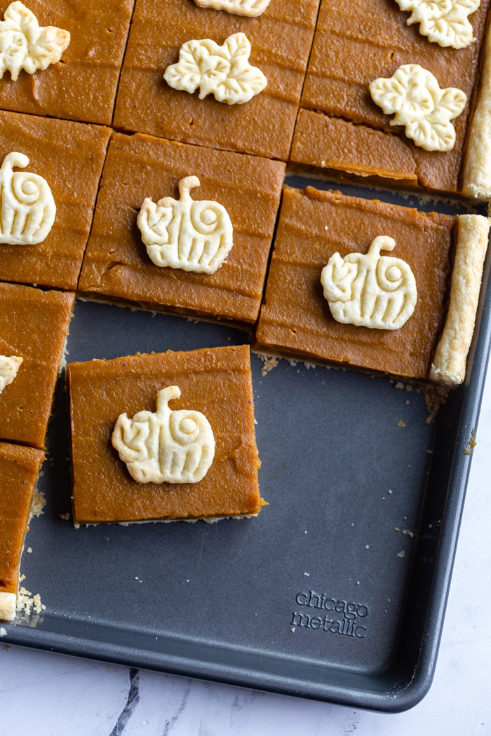 Sheet Pan Pie (3 Flavors in One!) - Grandbaby Cakes