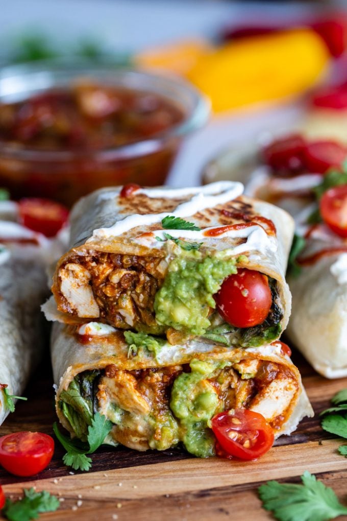 Spicy Tofu Burritos - Food with Feeling