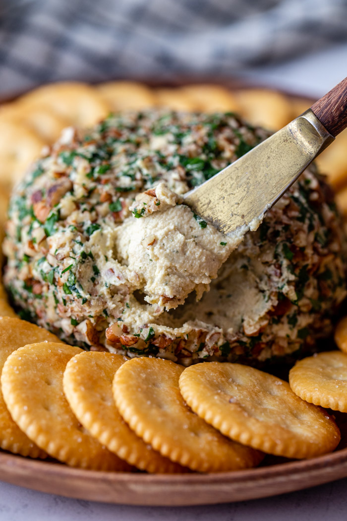 Vegan Cheese Ball Food with Feeling