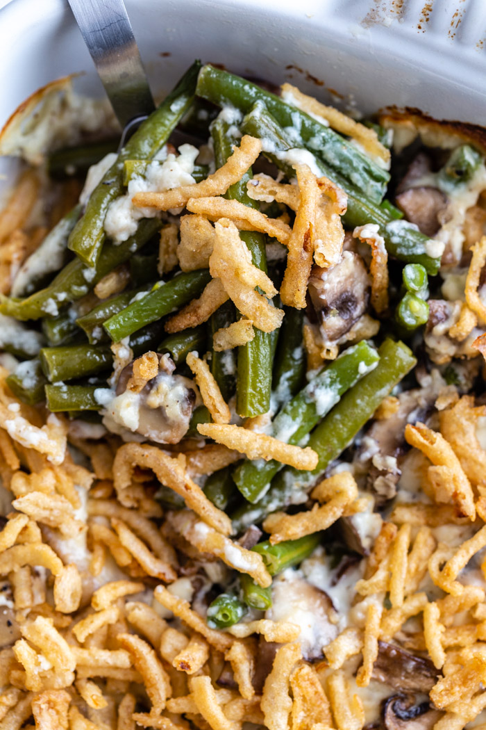 Easy Vegan Green Bean Casserole - Food with Feeling