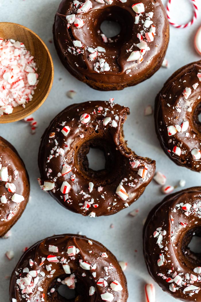 Chocolate Peppermint Donuts - Food With Feeling