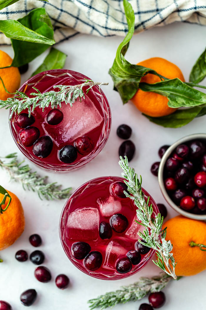 Set Up a Mimosa Bar for the Holidays + Sugared Cranberries Recipe