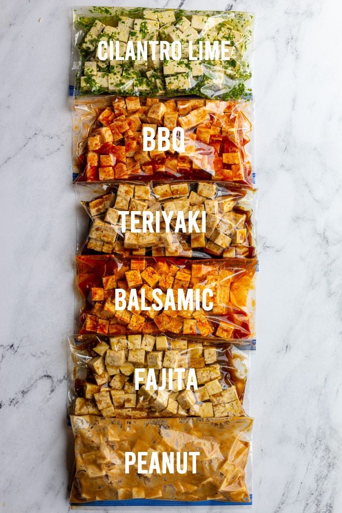 Easy Tofu Marinade (6 ways) - Food with Feeling