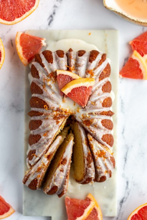 Vegan Grapefruit Loaf Food with Feeling