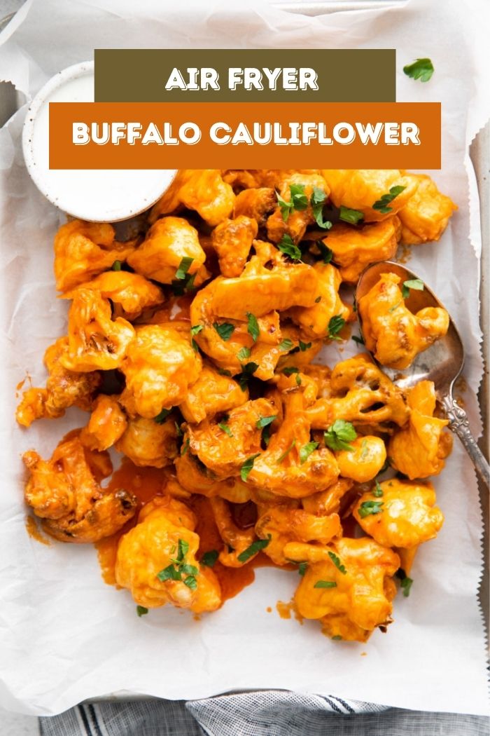 Air Fryer Buffalo Cauliflower Food with Feeling