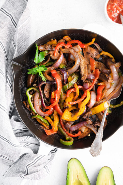 Vegetarian Fajitas Food with Feeling