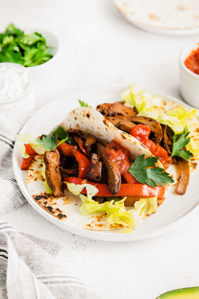 Vegetarian Fajitas - Food with Feeling