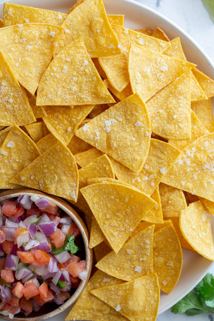 Baked Tortilla Chips - Food with Feeling