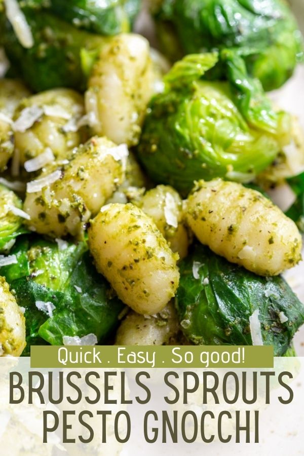 Brussels Sprouts Pesto Gnocchi Food with Feeling