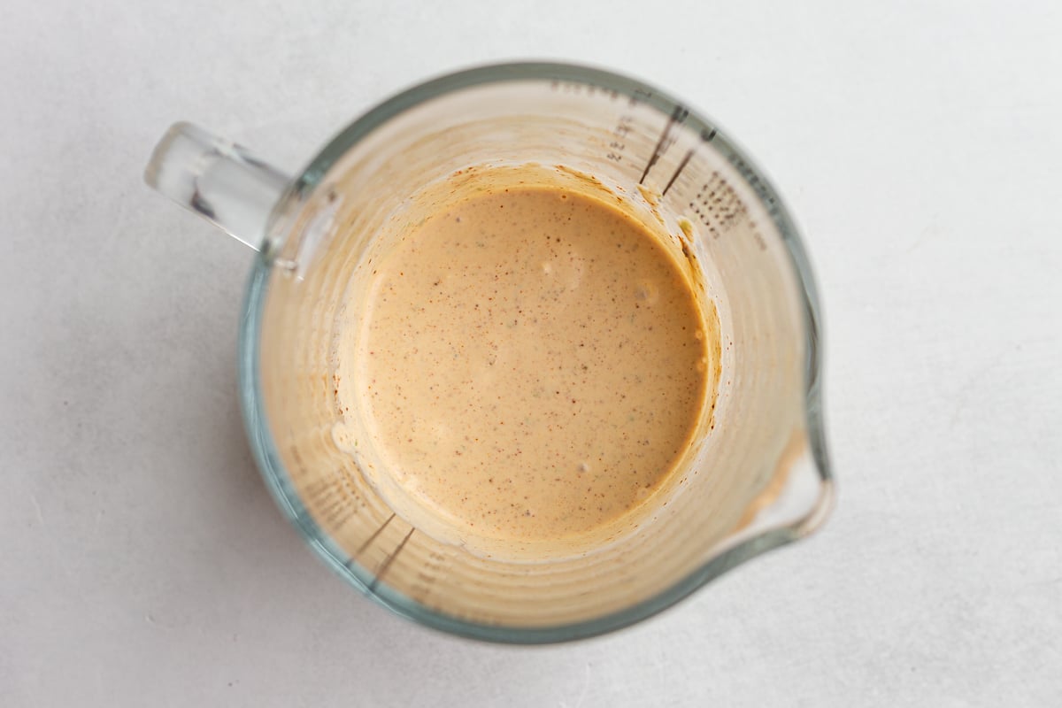 dressing for mexican street corn salad aka esquites