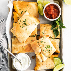 Easy Sheet Pan Quesadillas Recipe - Delicious Family Dinner