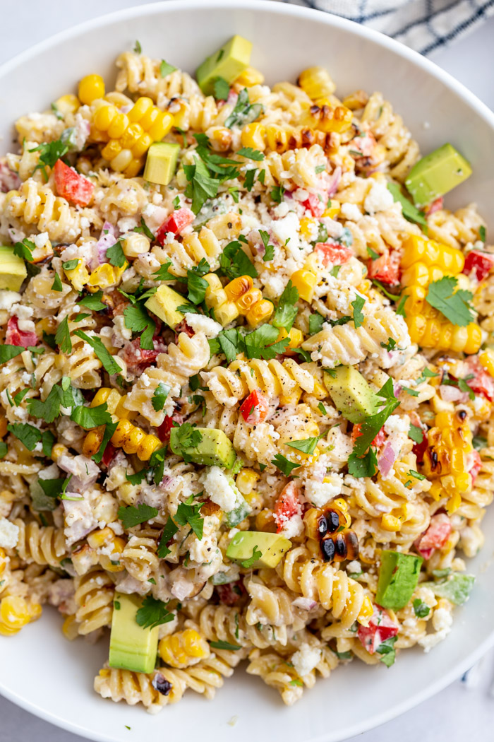 Mexican Street Corn Pasta Salad Food With Feeling