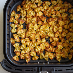 pasta chips in an air fryer