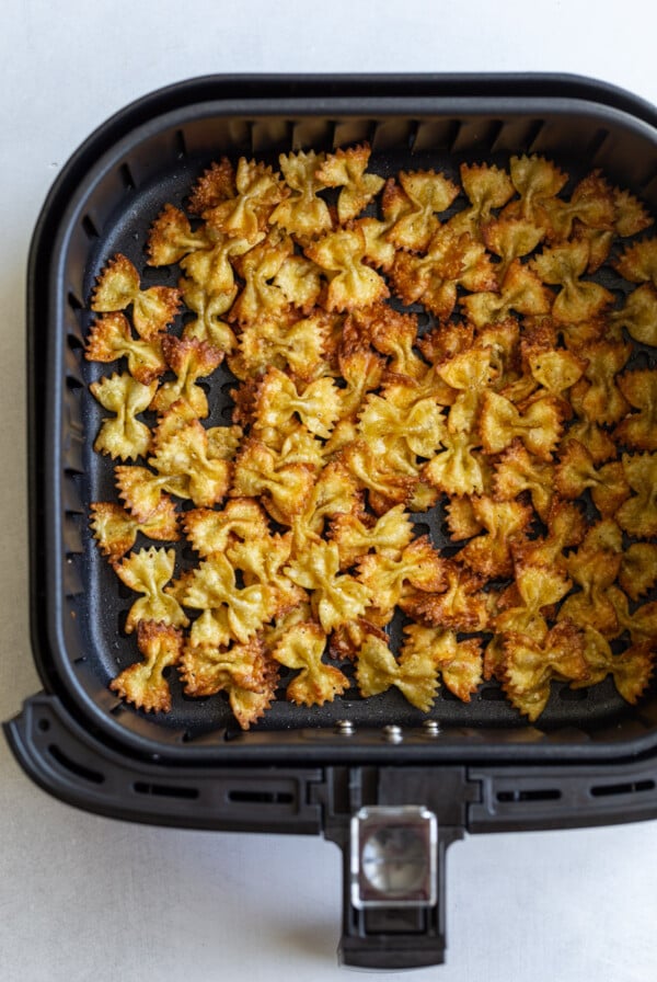 pasta chips in an air fryer