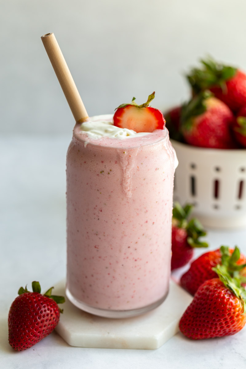 Easy Strawberry Milkshake