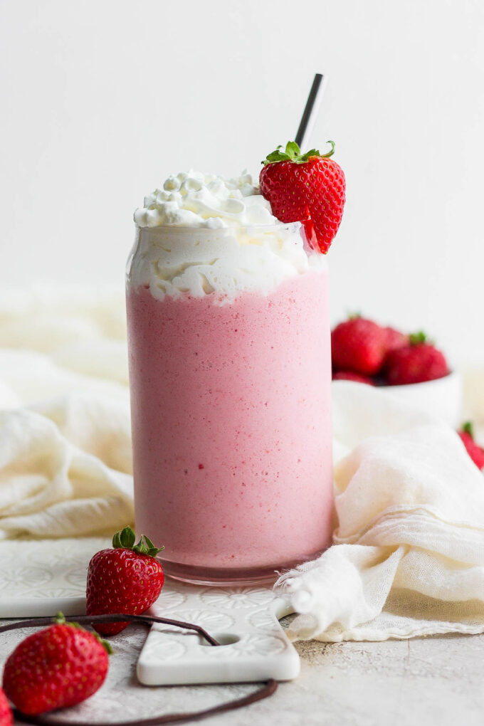 Strawberry Milkshake To Go