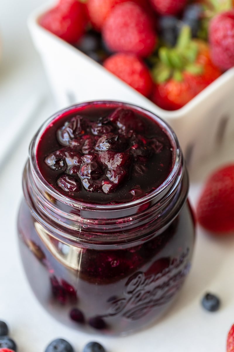 Mixed Berry Compote Food with Feeling