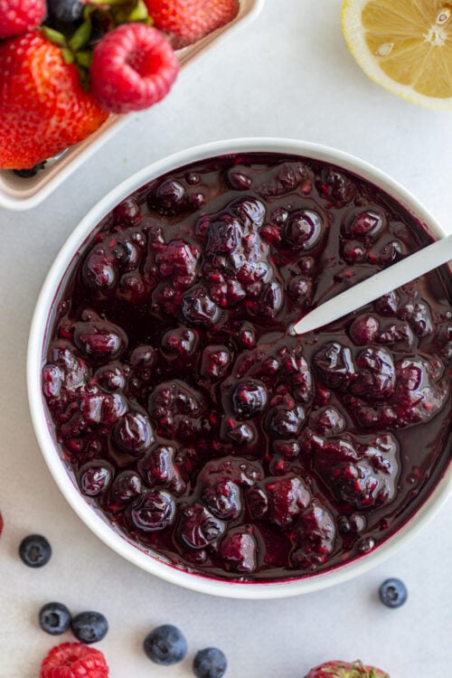 Mixed Berry Compote Food with Feeling