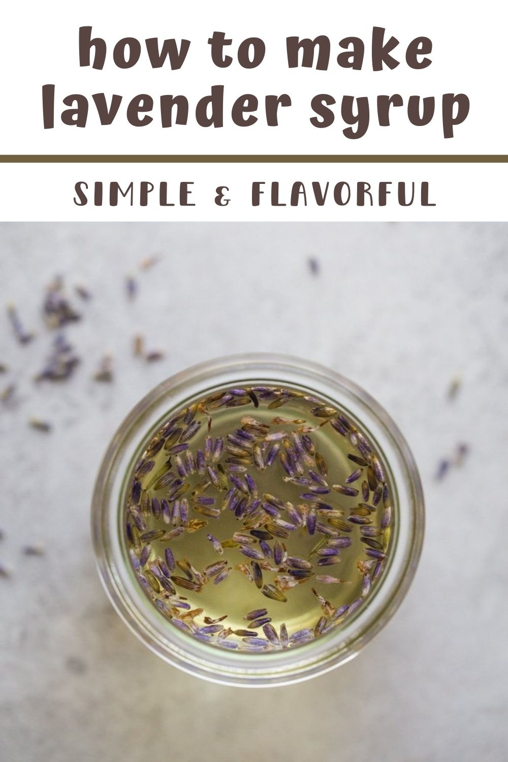 How to Make Lavender Syrup Food with Feeling