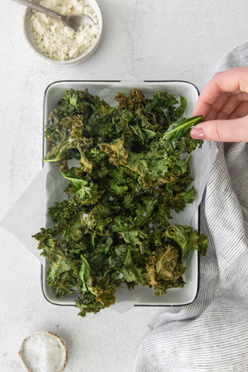 Air Fryer Kale Chips Food with Feeling
