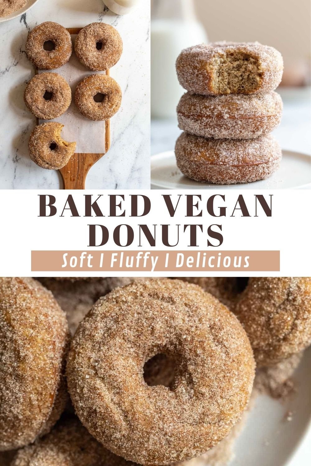 Baked Vegan Donuts Food with Feeling