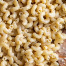 Cavatappi Pasta with Cream Sauce