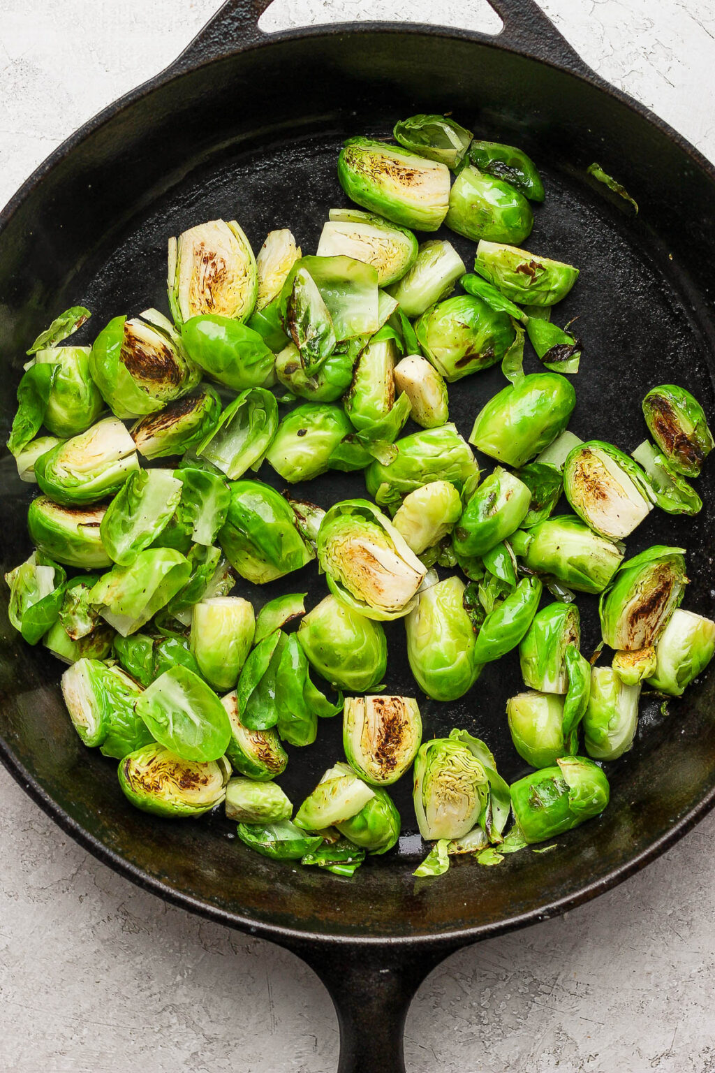 Easy Sautéed Brussels Sprouts Food with Feeling