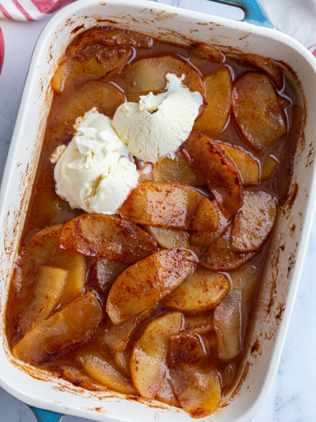 Baked Cinnamon Apples Food with Feeling