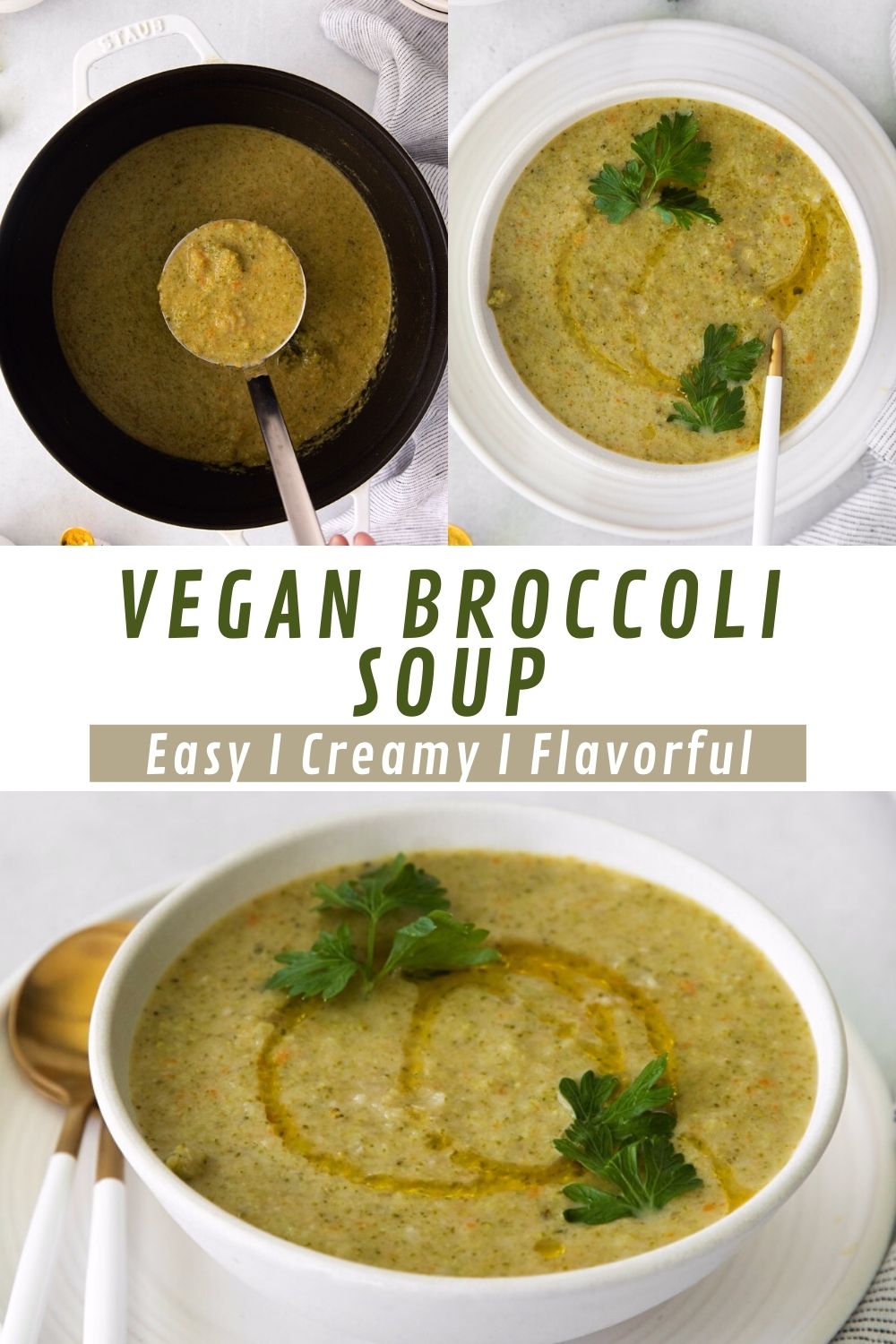Vegan Broccoli Soup - Food with Feeling