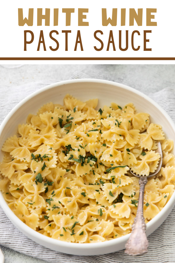 White Wine Pasta Sauce Food with Feeling