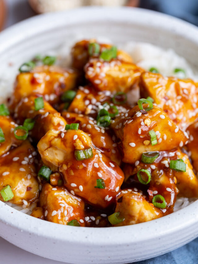 General Tso's Tofu Food with Feeling