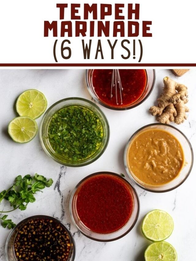 Tempeh Marinade Food with Feeling