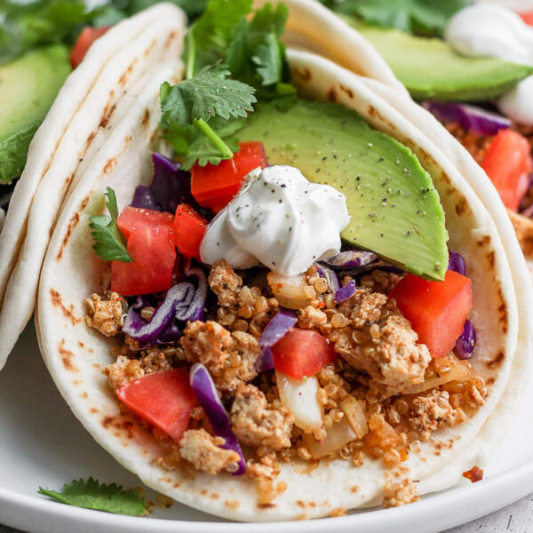 Quinoa Tofu Taco Meat Food with Feeling