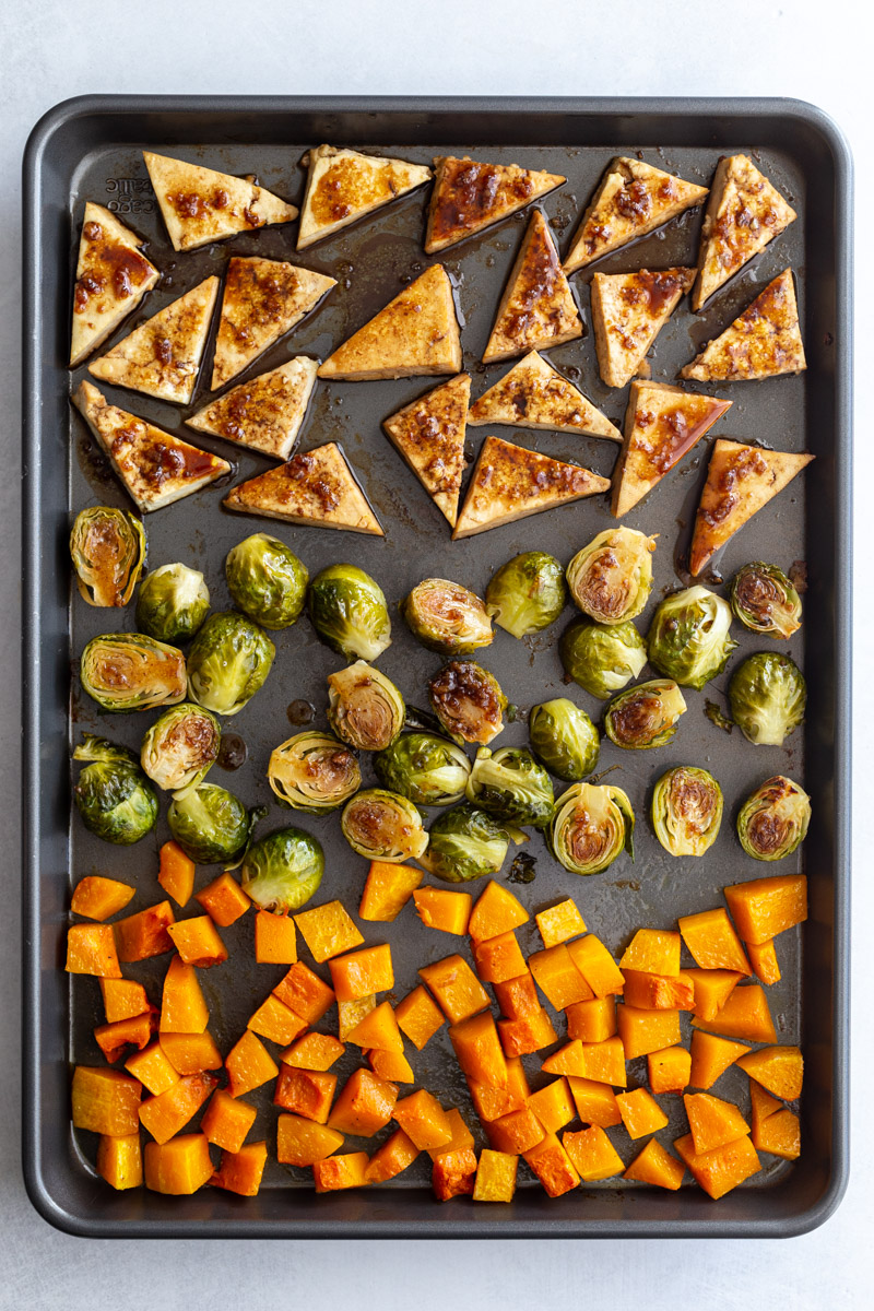 Sheet Pan Balsamic Tofu & Veggies - Food with Feeling