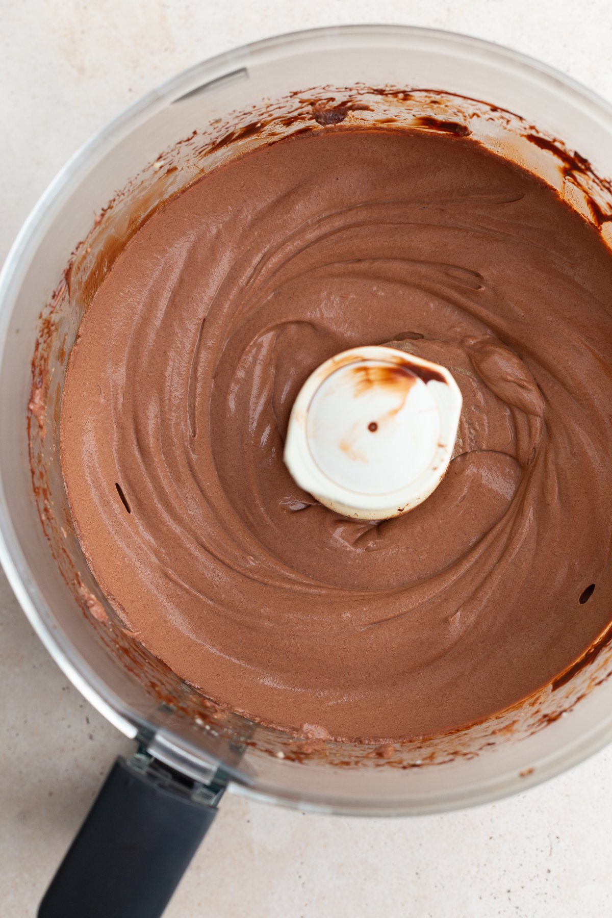 silken tofu pudding blended in a food processor