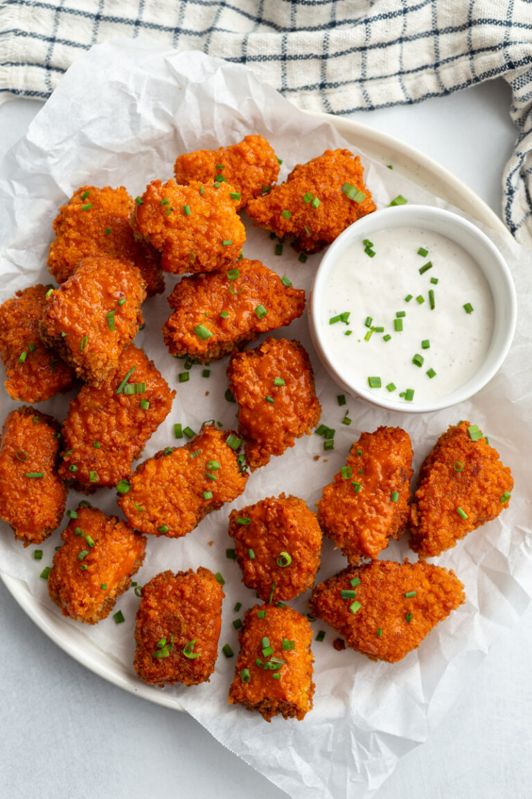 Buffalo Tempeh "Wings" Food with Feeling