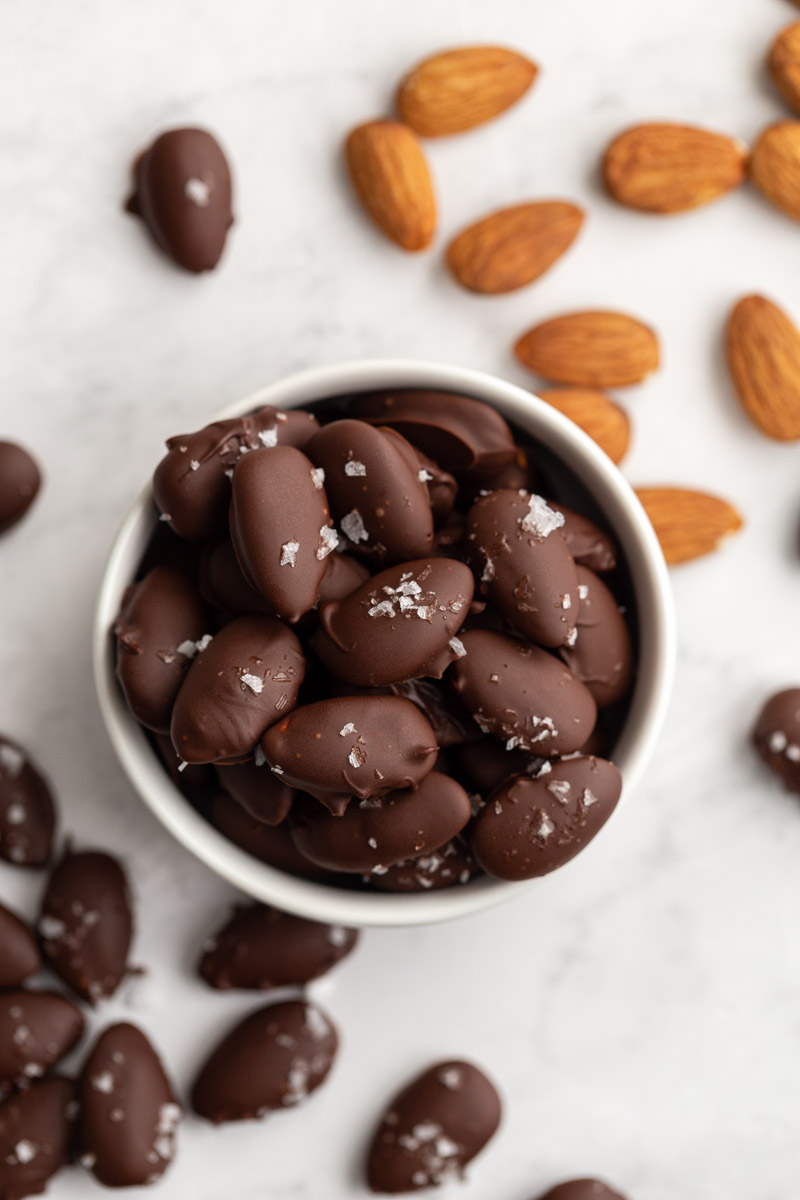 Chocolate Covered Almonds Food with Feeling