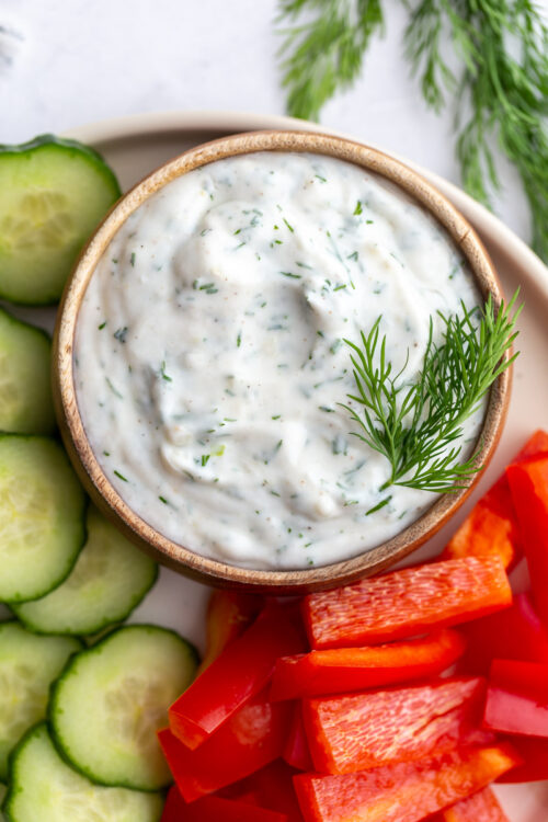 Yogurt Dill Sauce Food with Feeling