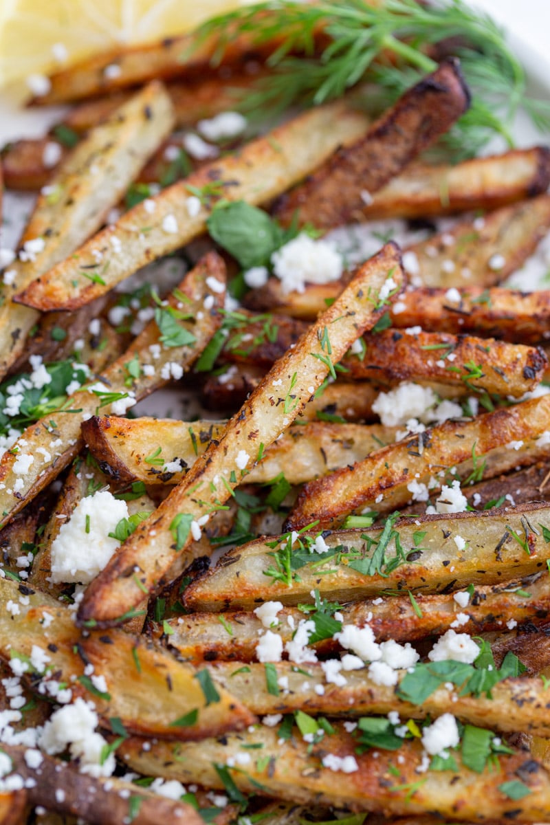 Greek Fries Food with Feeling