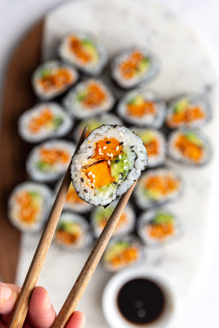 Sweet Potato Roll Sushi Food with Feeling