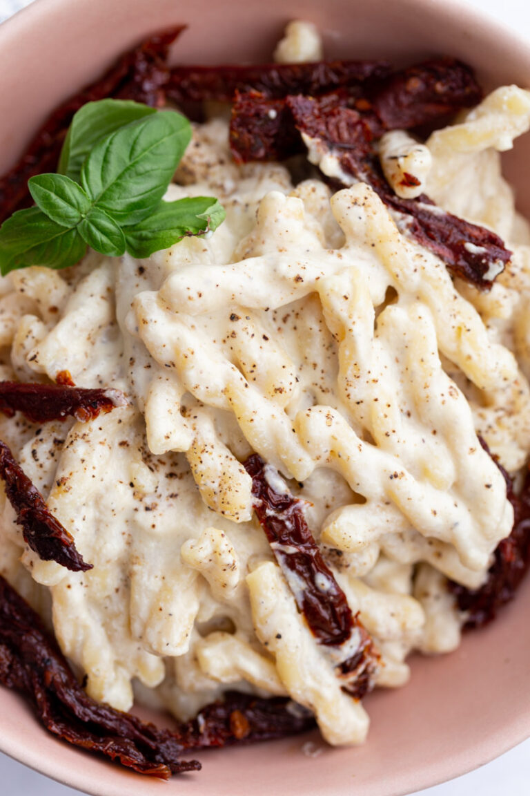 Creamy Tofu Pasta Sauce Food with Feeling