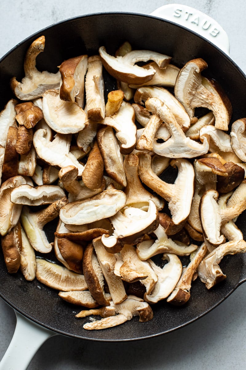 Sautéed Shiitake Mushrooms Food with Feeling