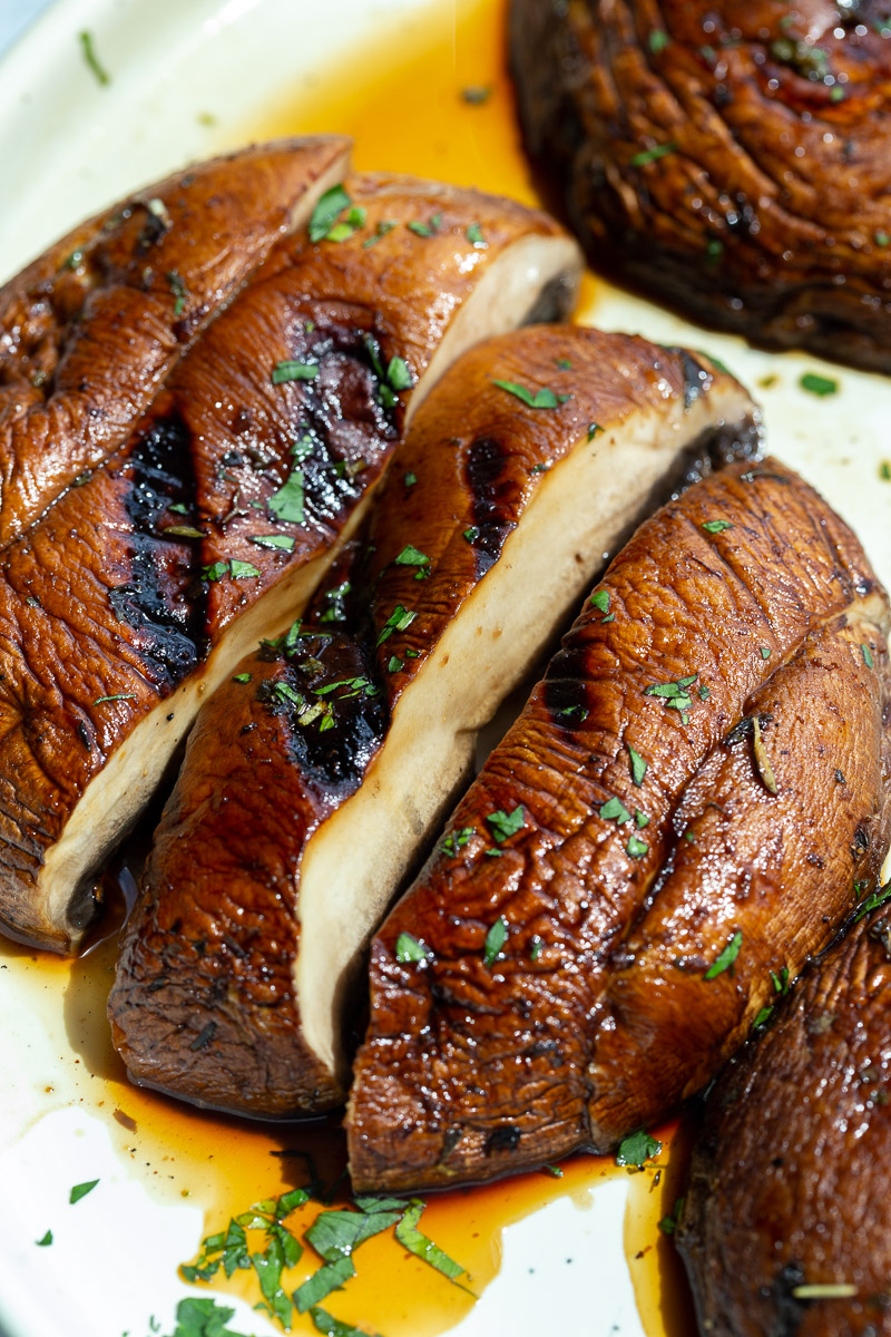 Grilled Portobello Mushrooms - Food with Feeling