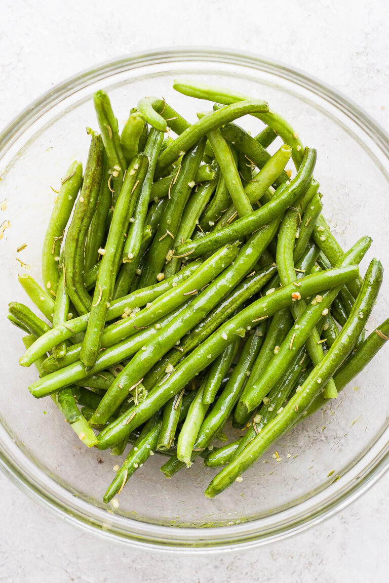 Roasted Potatoes and Green Beans Food with Feeling