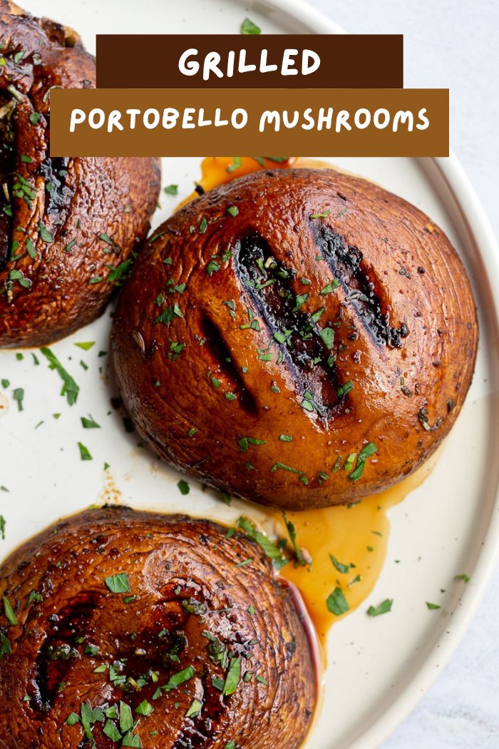 Grilled Portobello Mushrooms Food with Feeling