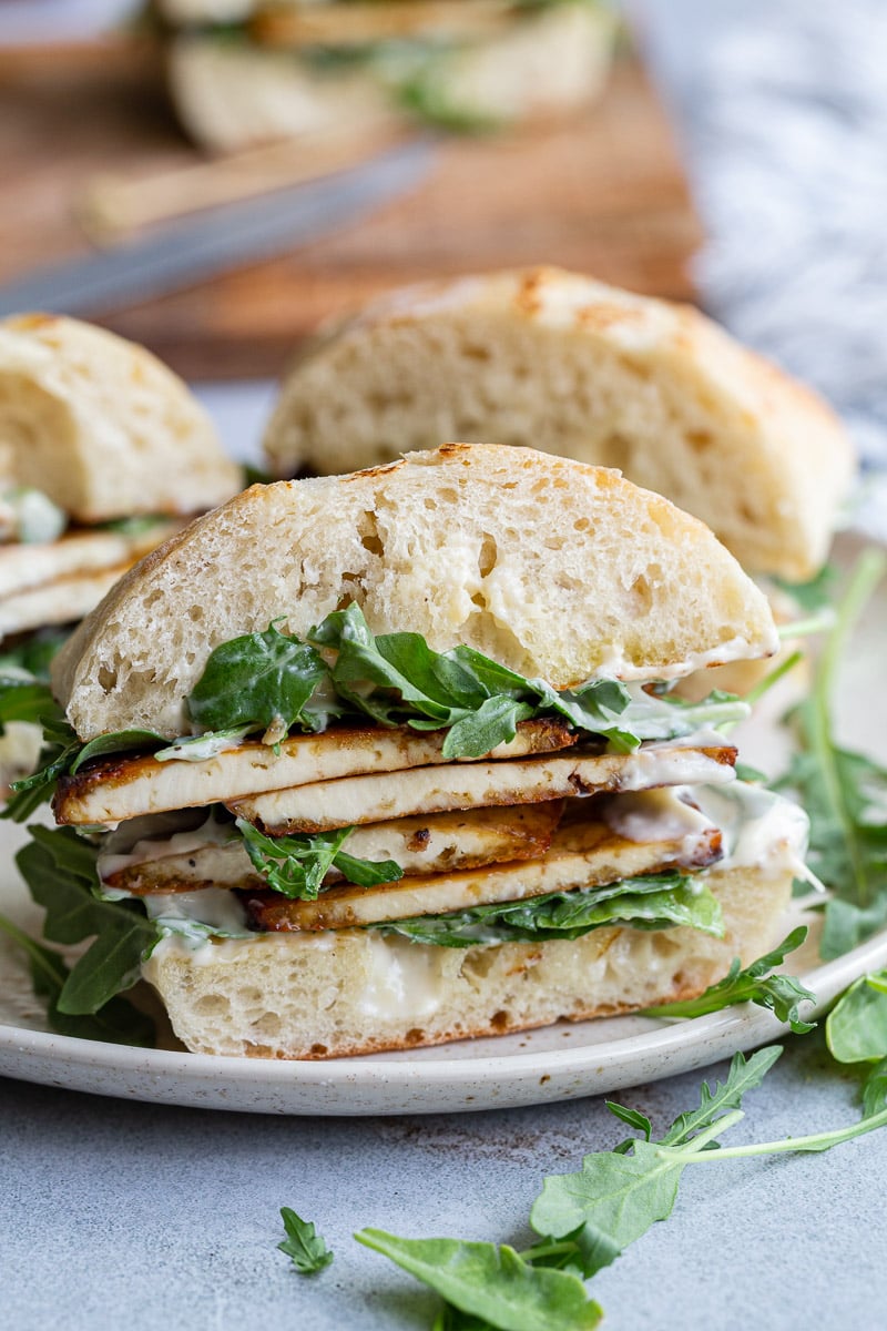 Balsamic Tofu Sandwich - Food with Feeling