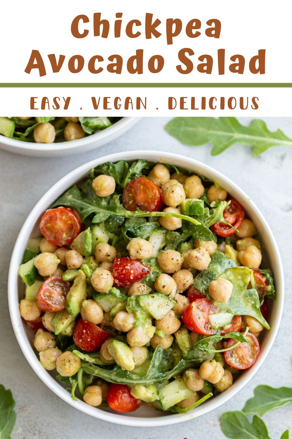 Chickpea Avocado Salad Food with Feeling