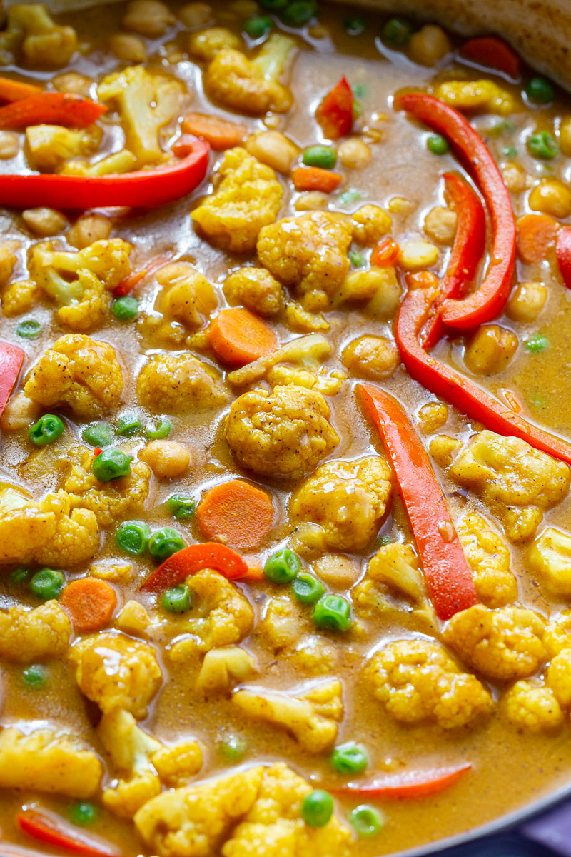 Cauliflower Curry Food with Feeling