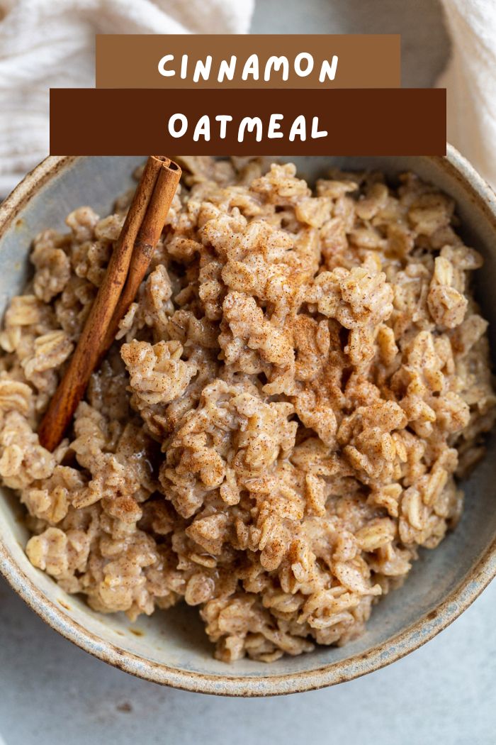 Cinnamon Oatmeal Food with Feeling