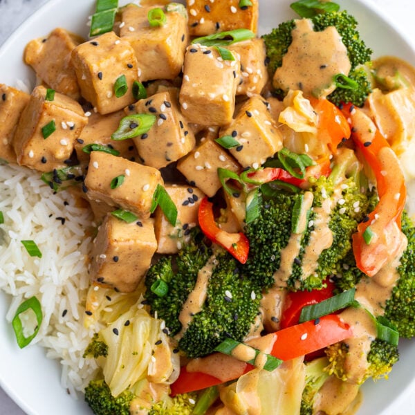 Peanut Sauce Tofu - Food with Feeling